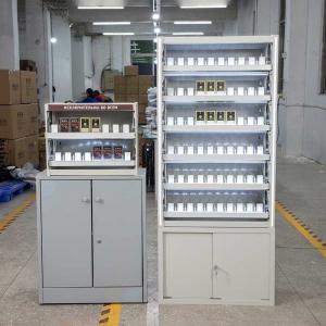 China Satom high-end Custom ABS Cigarette Cabinet Display Shelf Unit Cigarette Pusher For Smoke Shops on sale