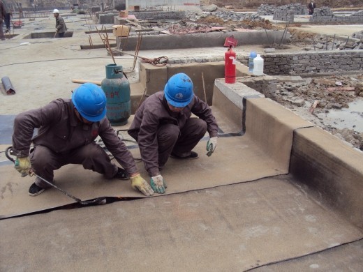 Elastomer Type Modified Bitumen Waterproof Membrane SBS Sand Surface