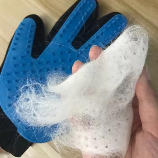 Pet Hair Remover Glove Pet Grooming Glove Brush Deshedding Glove For Dogs And Cats