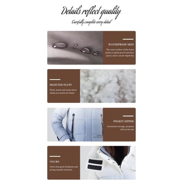 FODARLLOY fashion Online Ladies Jackets Long Down Coats clothing Female Plus Size women winter cotton-padded coat