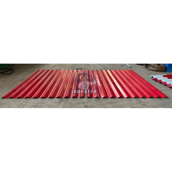 IBR roof sheet and 762 corrugated double layer roll forming machine for South Africa