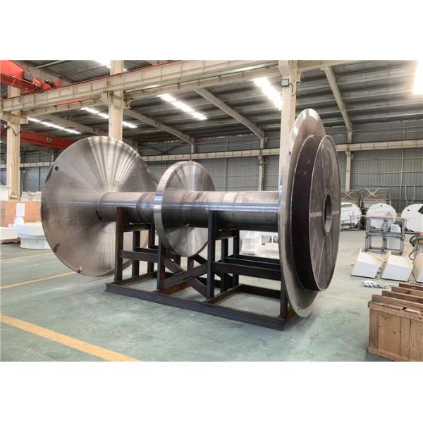 Q355D Marine Crane Fiting Cable Winding Drum 1700mm Covered With Zinc And Paint