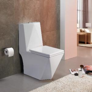 Quality Square One Piece Washdown Rimless Flush Sanitary Ware Toilet wholesale
