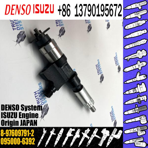 New Common Rail Fuel Injector Assembly 095000-6392 095000-6390 095000-6395 095000-6393 8-97609791-2 For ISUZU