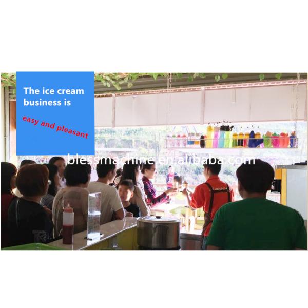 Soft Serve 3 Flavor Ice Cream Machine with Super Performance and High Output in 2022