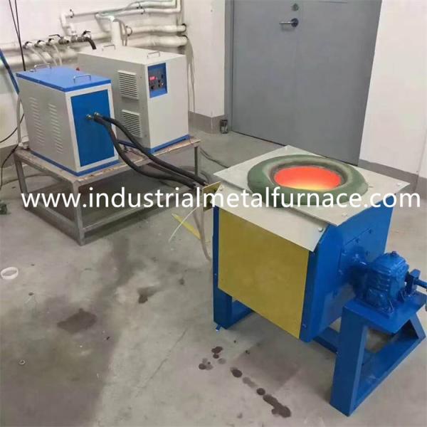 Tilting IGBT Power Industrial Metal Melting Furnace Electric Copper Melting Furnace
