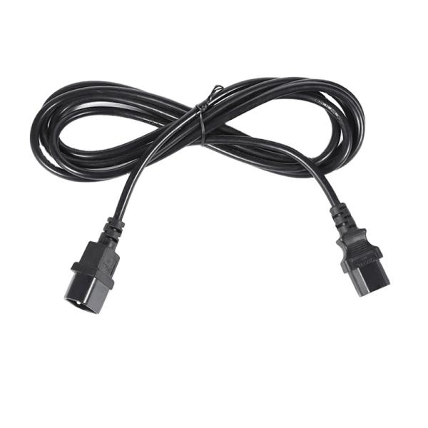 250V Standard IEC C13 to C14 Computer Power Cord Extension Black SJT SJTW SJOOW SJOW