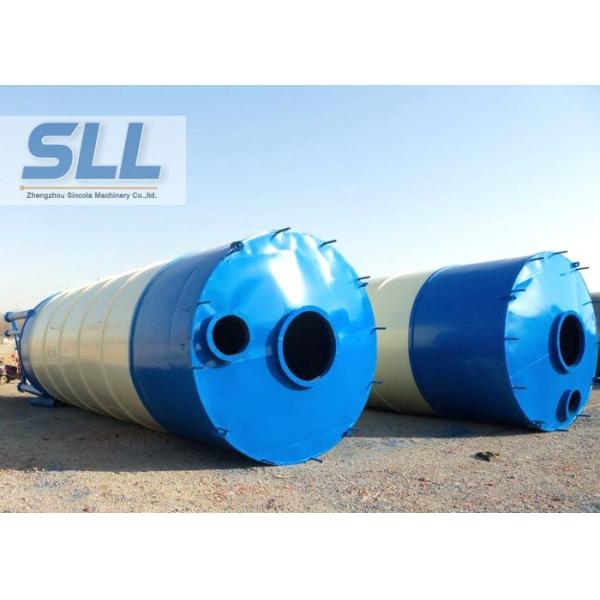 1000T Capacity Cement Storage Silo Low Level Cement Silos For Dry Mortar Plant