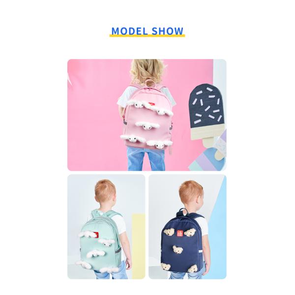 Supercute Cartoon Pattern Children Book Bags Students Lightweight School Backpack