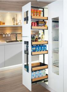 China Tall Larder Pull - Out Cupboard Modern Kitchen Accessories For Modular Kitchen on sale