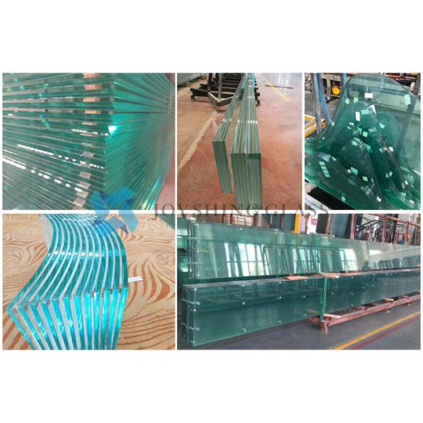 3-22mm Transparent Tempered Glass Skylight Tempered Glass Custom