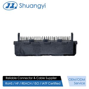 Quality SAS 68-Pin Female Solder-Type Connector 180° | 30U&quot; Gold Electronic Signal Terminal for Wire, Cable, Automotive, Server &amp; PCB Transmission wholesale