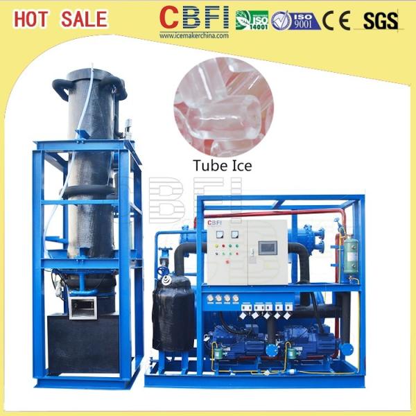CBFI 304 Stainless Steel Tube Ice Machine Daily Capacity 15 tons