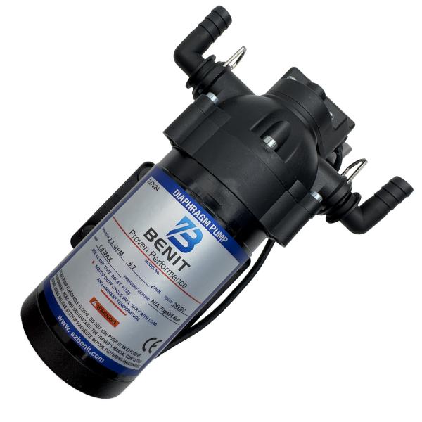 24V Water Pump 2.3GPM 8.7E/min 4891252 4700383697 Road Roller Spare Parts Compactor Pump 1.4GPM-5.3LMIN