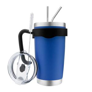 20OZ Double Walled Stainless Steel Tumbler Cup Handle