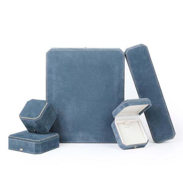 Gold-Stamped Jewelry Box High-End Ring Box Jewelry Set Box Bracelet Bracelet Necklace Storage Box European Style Jewelry Box