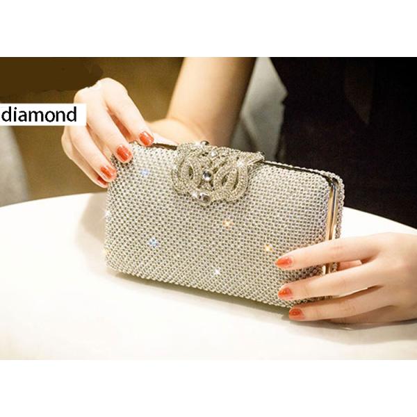 New bride's wedding bag diamond lady versatile banquet clutch evening dress bags