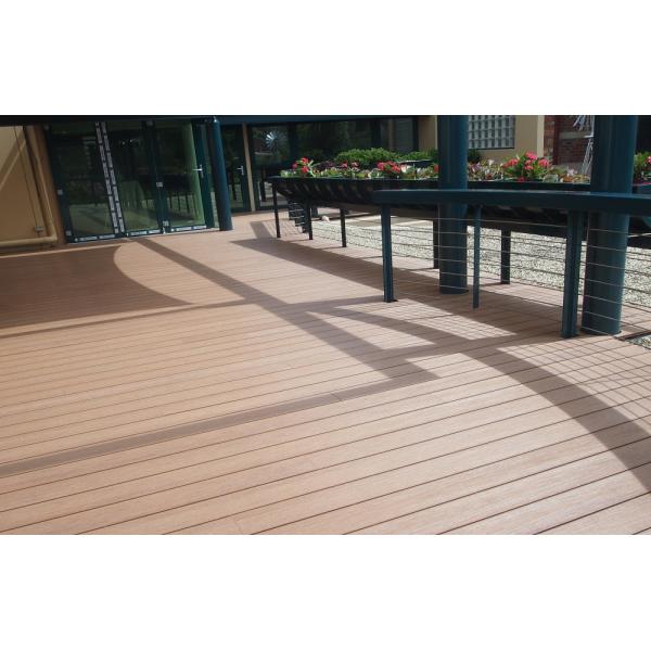2.9M Capped WPC Board Waterproof Outdoor Solid Core Composite Decking