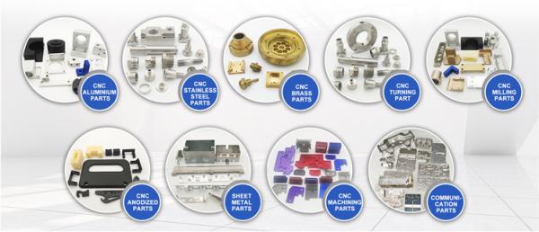 Custom Spare Precision CNC Machined Aluminum Parts For Electronics Equipment