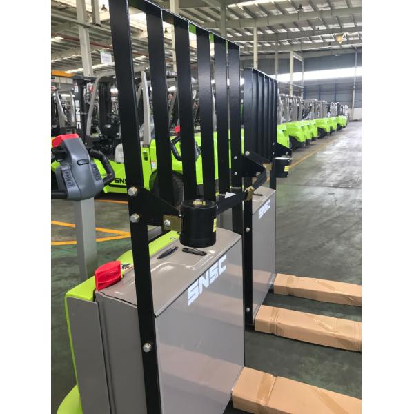 1.8 Ton 2 Ton Electric Walkie Rider Pallet Truck Trolley with Optional Backrest Steering EPS