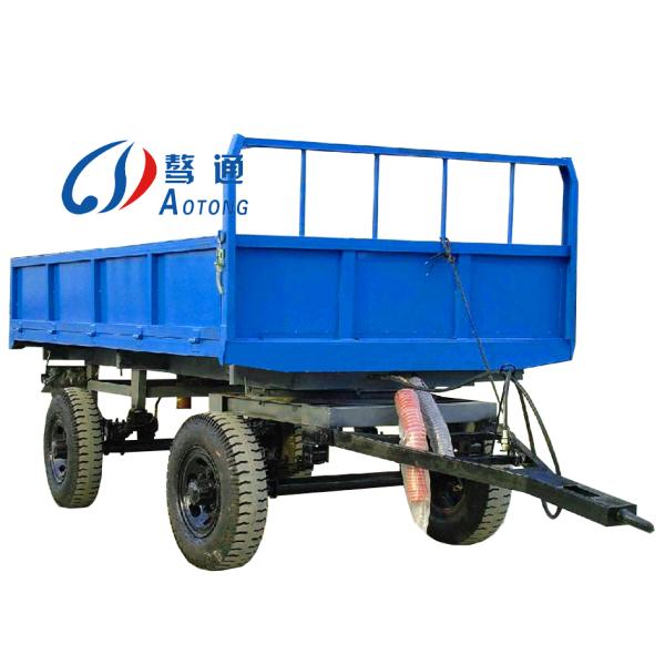 12R22.5 Tire 20tons 30tons Fence Trailer Bulk Cargo Tractor Hydraulic Dump Full Trailer