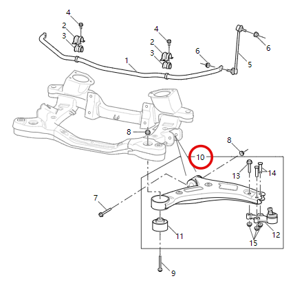 Fast Delivery Front Lower Control Arm R For EG10/EUNIQ7/G10/G20 c00017746 Stock OEM NO