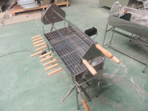 Quality Camping Cyprus Rotisserie Grill Outdoor Rotary BBQ Grill Height Adjustable Charcoal BBQ Grill wholesale