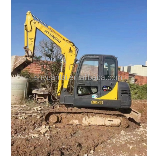 Best sell!Used Hyundai 60 60-7 Mini Excavator Korea Hyundai R60-7 Digging for sale