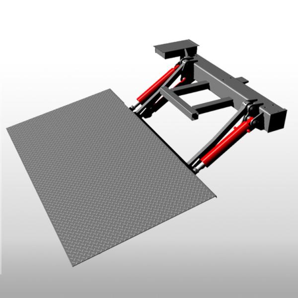 1.5 Ton Tail Lift Truck , 1500kg Hydraulic Tailgate Lift For Pickup Truck