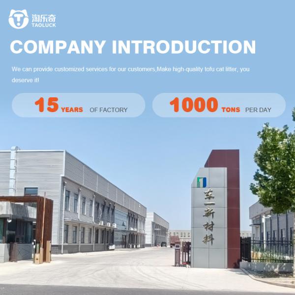 ODM OEM Pea Fiber Biodegradable Tofu Cat Litter 100% Water Absorption Deodorization