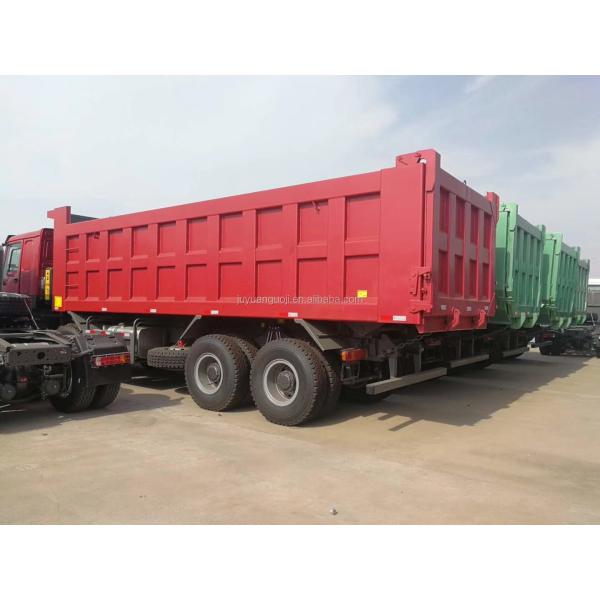 HW76 Cab WEICHAI Engine 371 Hydraulic Cylinder Dump Truck and 40 Ton Sand Tipper Trucks