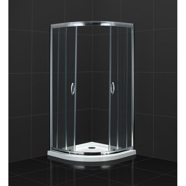 800*800*1900mm Size Bathroom Shower Room Chrome Aluminum Profile Frame