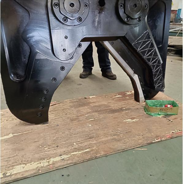 Cut Depth 650mm Hydraulic Shear For Excavator With Cutter Demolition Files