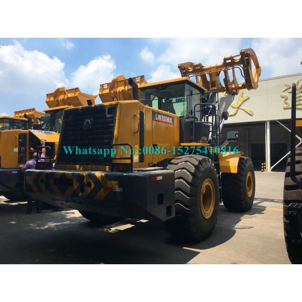 Strong Bucket 7 ton Wheel Loader XCMG LW700KN LW700KV Large Load with 4.2m3 Rock Bucket