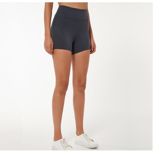 Women Workout Shorts With Pocket High Waist Yoga Shorts Sexy Fashion