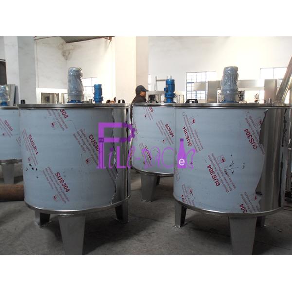 2000L Stainless Steel Mixing Tank For Juice Processing Equipment