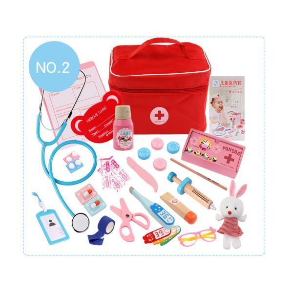 Doctor 17cm Wooden Miniature Kitchen Set Pretend Play