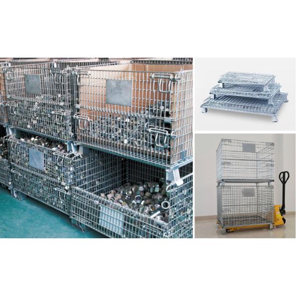 Galvanized Storage Cage Wire Mesh Container