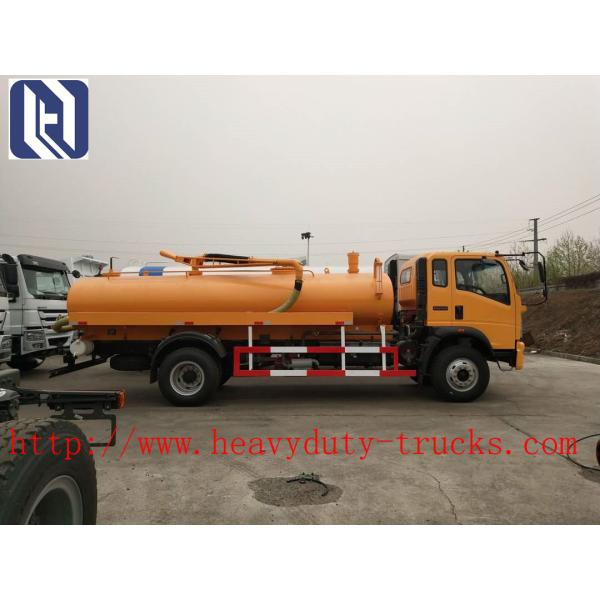 6 Cubic Meters Diesel Sewage Suction Truck New HOWO High Standard Sewage Vacuum Suction Truck