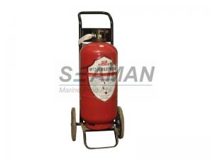 Quality Wheel Marine Fire Extinguisher Trolly Dry Powder / CO2 Fire Extinguisher wholesale