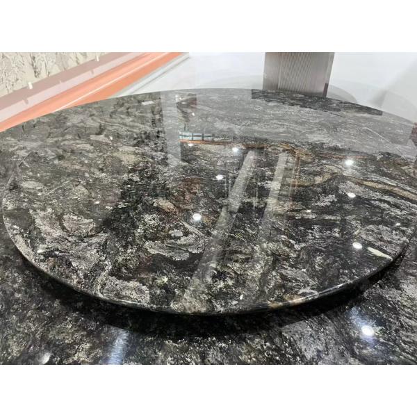 Handcrafted Brazil Natural Marble Table Platinum Diamond Luxury Modern Dining Table