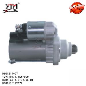Quality D6G1214-07 12V /10T/ 1.1KW Engine Starter Motor FOR BORA A5 1.8T / 2.0L MT wholesale