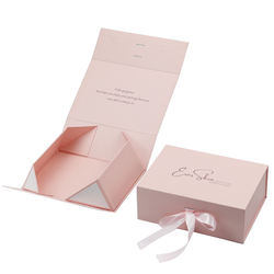 Corrugated Clothes Packaging Box Recycled Folding Magnetic Gift Box ISO9001