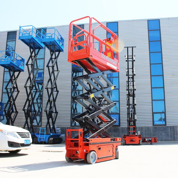 300kg Self Propelled Electric Scissor Lift OEM Mobile Scissor Lift Platform