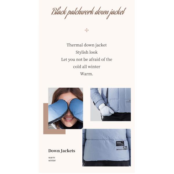 FODARLLOY fashion Online Ladies Jackets Long Down Coats clothing Female Plus Size women winter cotton-padded coat