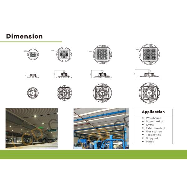Warehouse Hook Round 220V IP66 200W LED Flood Light