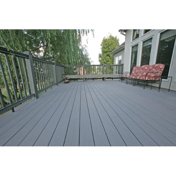 UV Resistant Capped Composite Decking 138 X 23 Outdoor Deck Boards Plastic Composite
