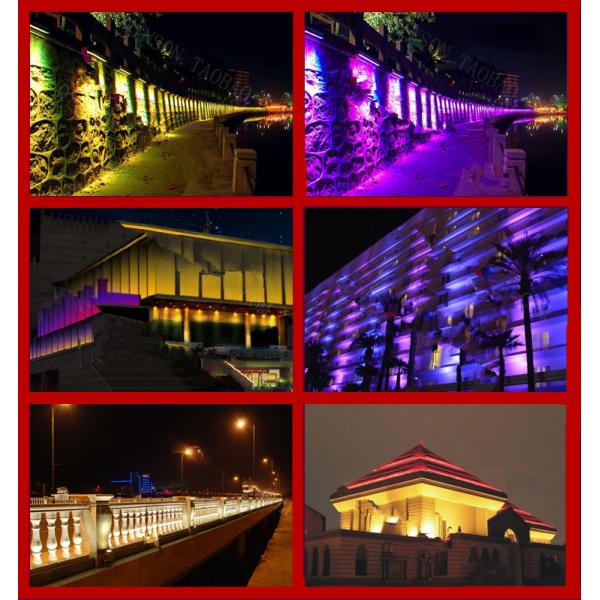 Super Bright Led Wall Washer Lights IP65 Ultraviolet With 4 / 8 Channel 110-240v