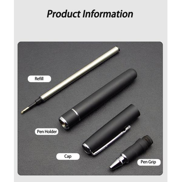 Black Business Roller Ball Pen 0.5mm Neutral Pen Metal Signature Pen