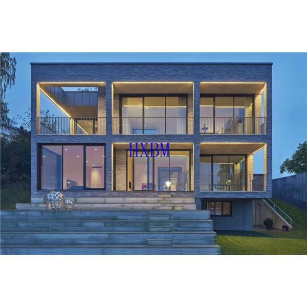 2.0mm Profile 6063 -T5 Thermal Break Aluminum Window Anodized